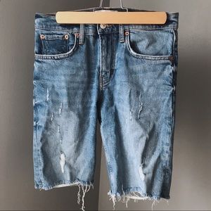 Zara Bermuda denim shorts brand new